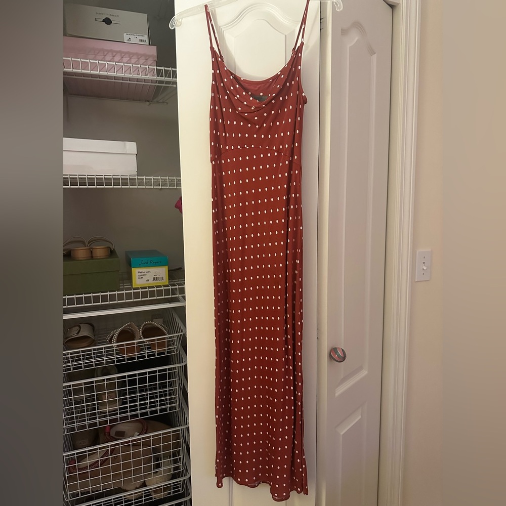 Anthropologie slip midi dress NWOT